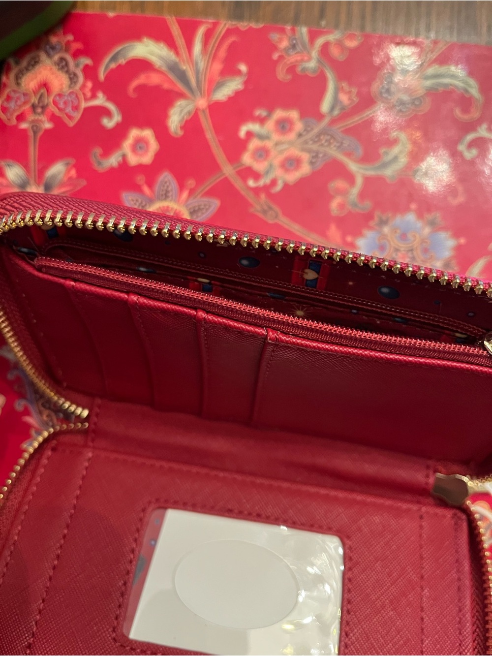 Disney Loungefly Evil Queen wallet- Burgundy, Gold, Purple - Picture 8 of 8
